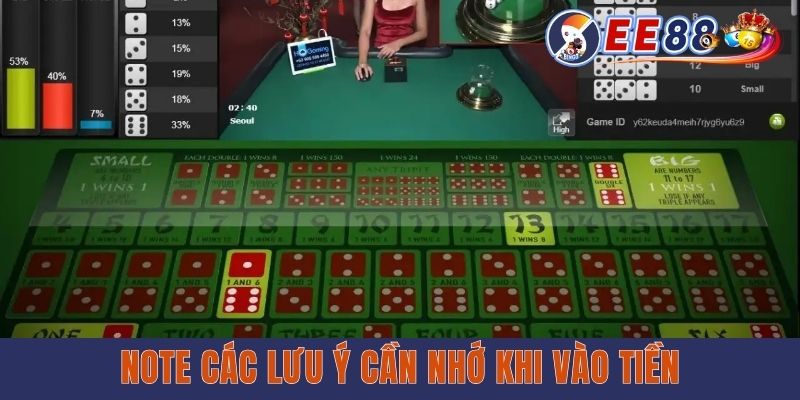 Cách Soi Cầu Tài Xỉu EE88 - Phương Pháp Tăng Tỷ Lệ Ăn Tiền Note các lưu ý cần nhớ khi vào tiền