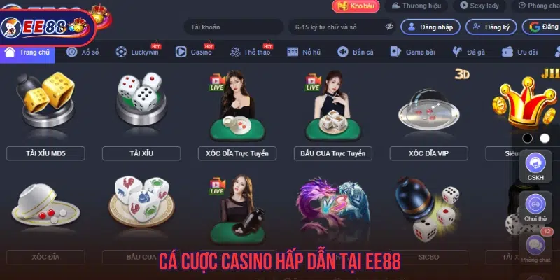 EE88 CRYOTECH 🎖️ Game Đổi Thưởng Cực Đỉnh | Nhận 88K Ngay! Sảnh casino hấp dẫn tại EE88